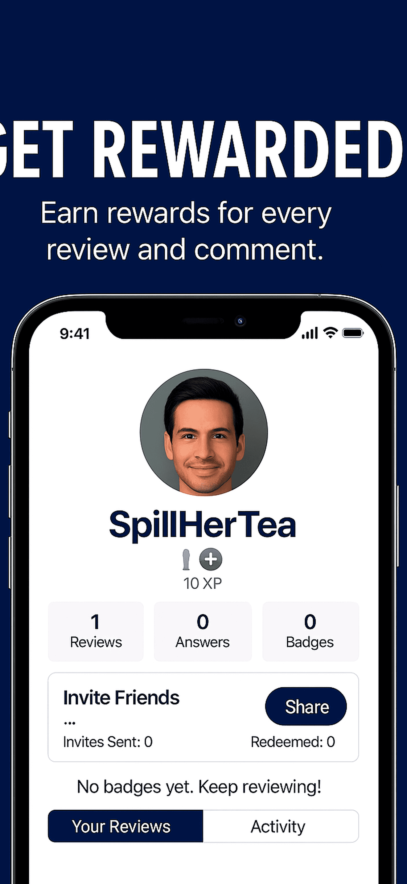 SpillHerTea App Screenshot: Using reverse image search to spill the tea on catfishers